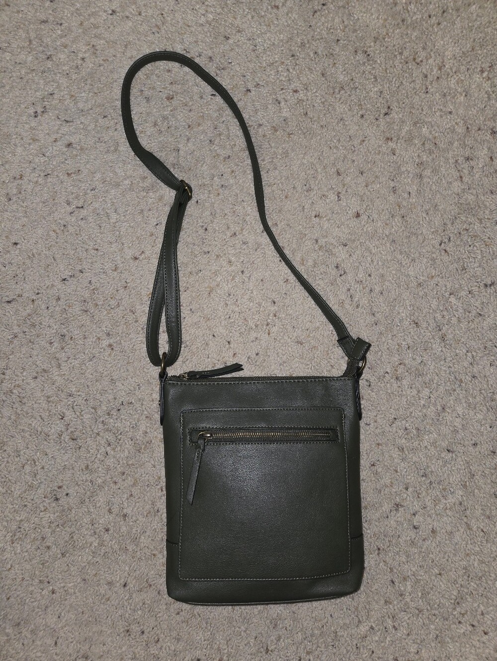 Style & Co GREEN Hudsonn North South Crossbody, Created for Macy's Crossbody Bag - Picture 2 of 8